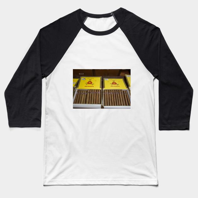 Cuba. Habana. Cigars in Boxes. Baseball T-Shirt by vadim19